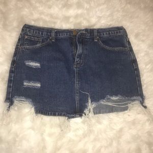 Denim skirt